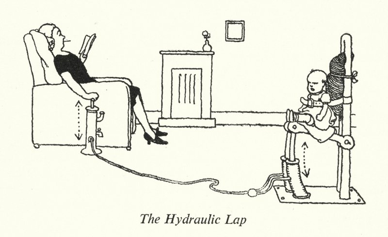 Okrążenie hydrauliczne (lito) autorstwa William Heath Robinson