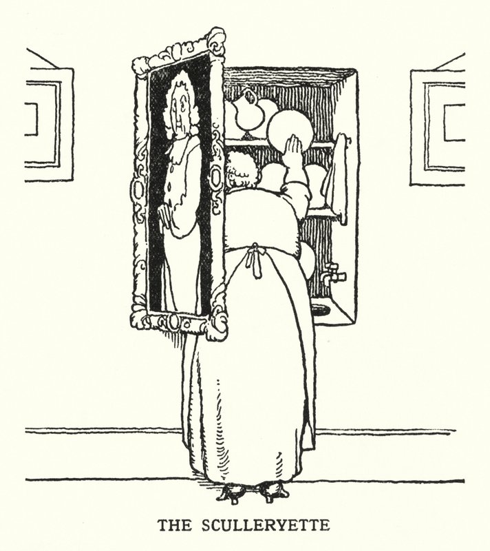 Sculleryette (lito) autorstwa William Heath Robinson