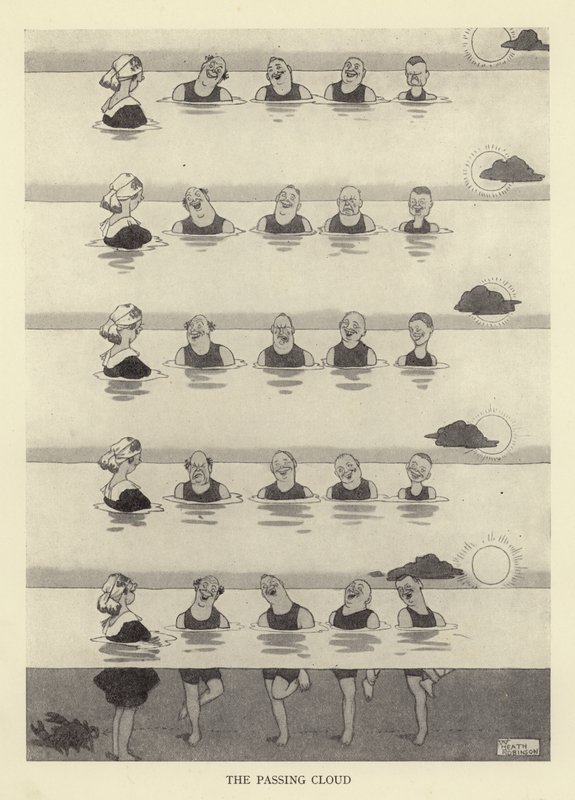 Przechodząca chmura autorstwa William Heath Robinson