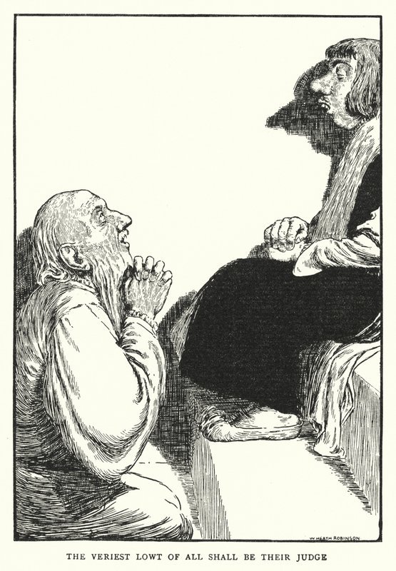 Najniższy ze wszystkich będzie ich sędzią (lito) autorstwa William Heath Robinson