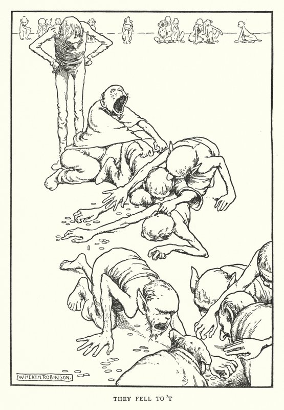 Upadły do ​​nie (lito) autorstwa William Heath Robinson