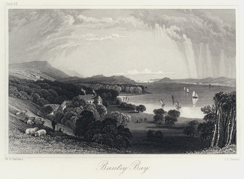 Bantry Bay (grawerowanie) autorstwa William Henry Bartlett