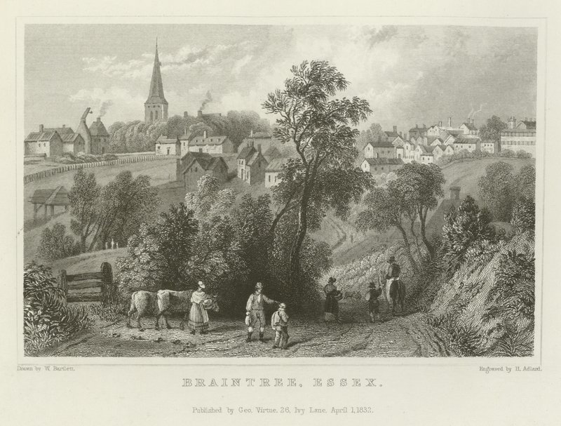 Braintree, Essex autorstwa William Henry Bartlett