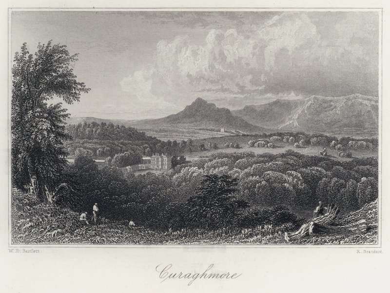 Curaghmore (grawerowanie) autorstwa William Henry Bartlett