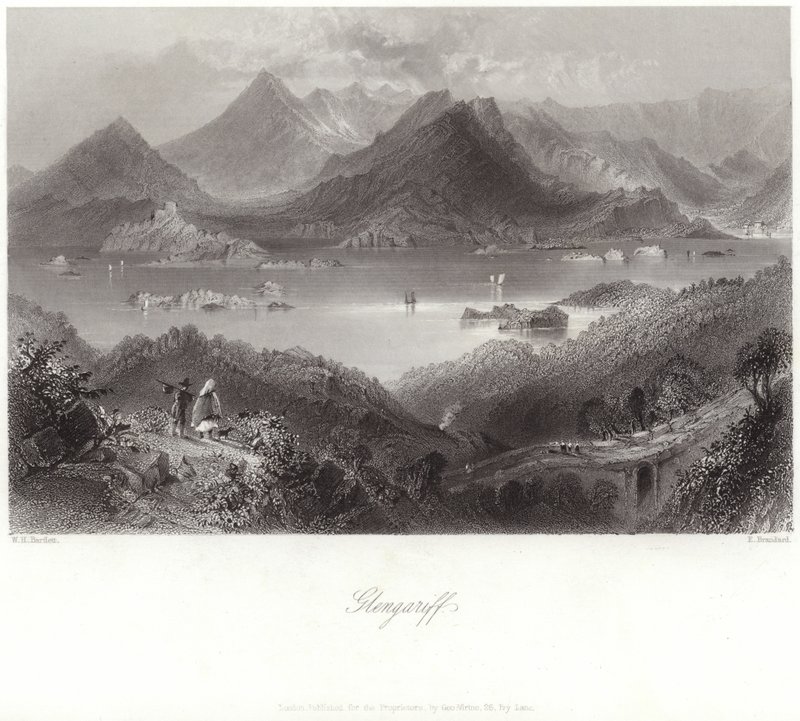 Glengariff w hrabstwie Cork autorstwa William Henry Bartlett