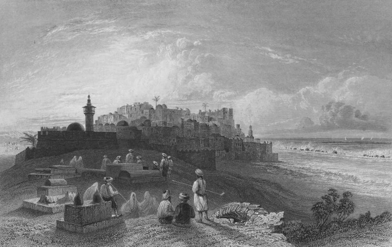 Jaffa, starożytna Joppa autorstwa William Henry Bartlett