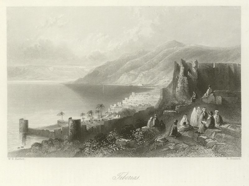 Tyberiady autorstwa William Henry Bartlett