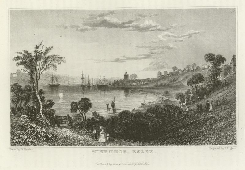 Wivenhoe, Essex autorstwa William Henry Bartlett