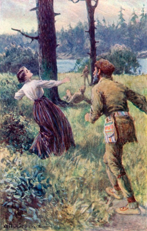 Przez łąkę rozległ się przeszywający wrzask autorstwa William Henry Charles Groome