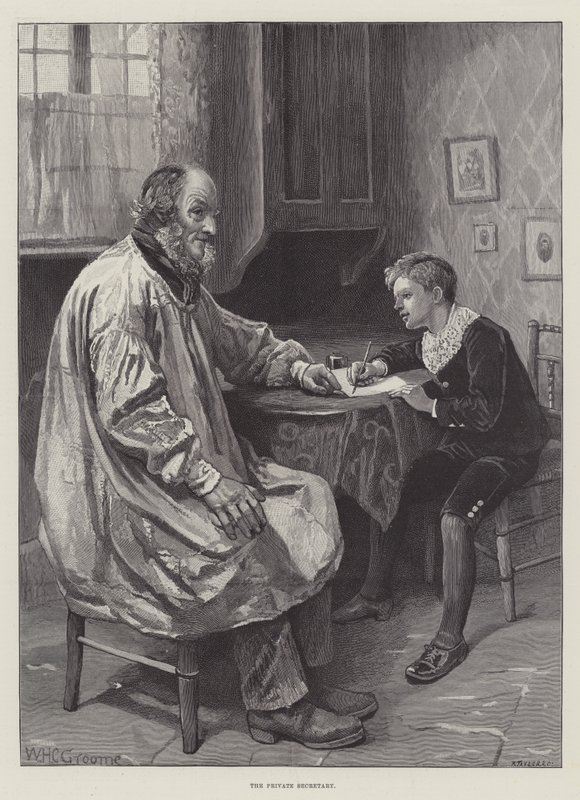 Prywatny sekretarz autorstwa William Henry Charles Groome