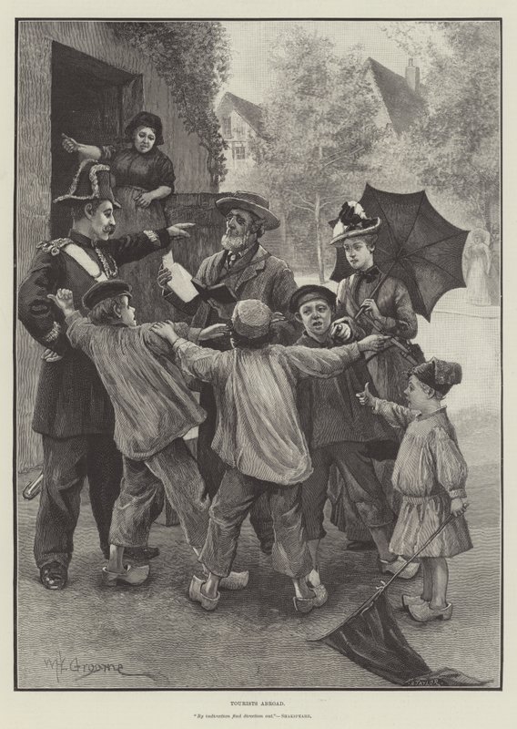 Turyści za granicą autorstwa William Henry Charles Groome