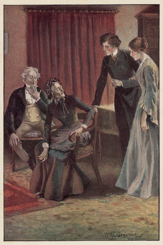 Oboje pochyliliśmy się nad nią autorstwa William Henry Charles Groome