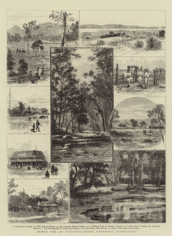 Bowen i jego sąsiedztwo, północny Queensland autorstwa William Henry James Boot