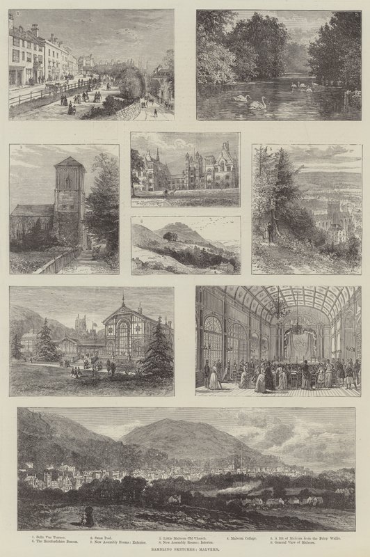 Wędrujące szkice, Malvern autorstwa William Henry James Boot