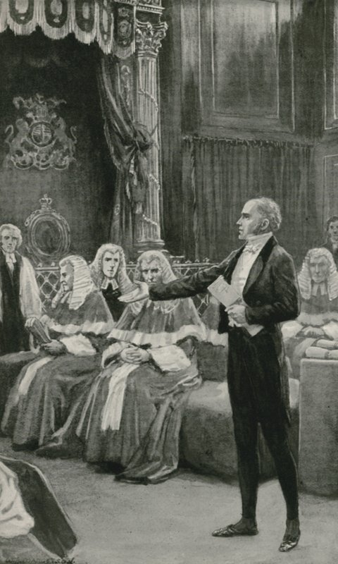 Earl Gray apeluje do Bench of Bishops o uchwalenie ustawy reformującej autorstwa William Henry Margetson