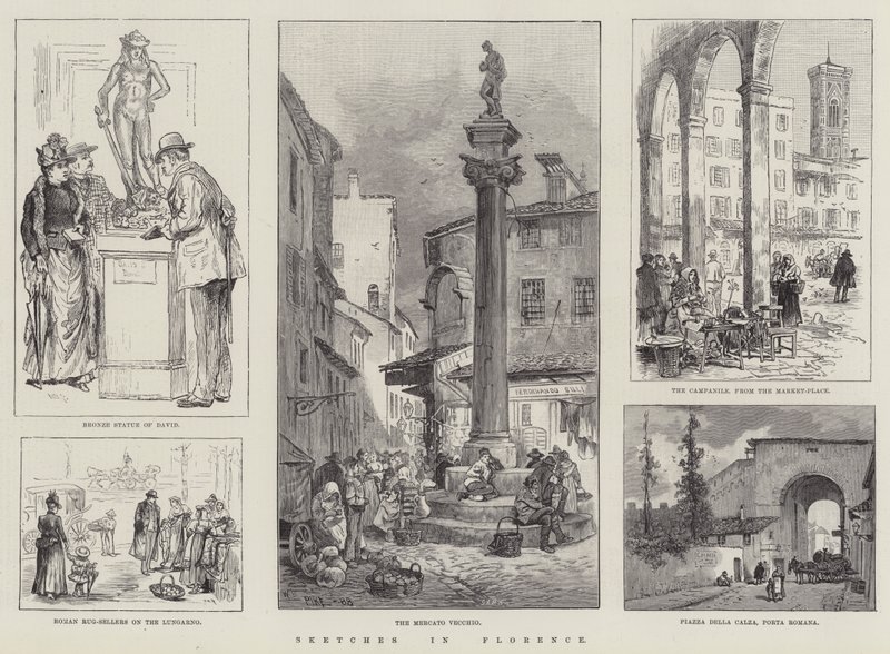 Szkice we Florencji autorstwa William Henry Pike