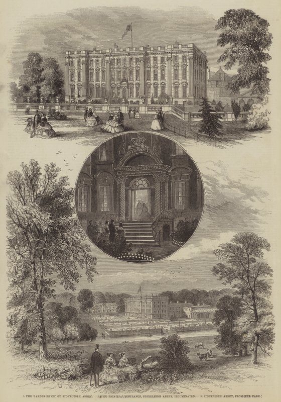 Wizyta królowych w Warwickshire autorstwa William Henry Prior