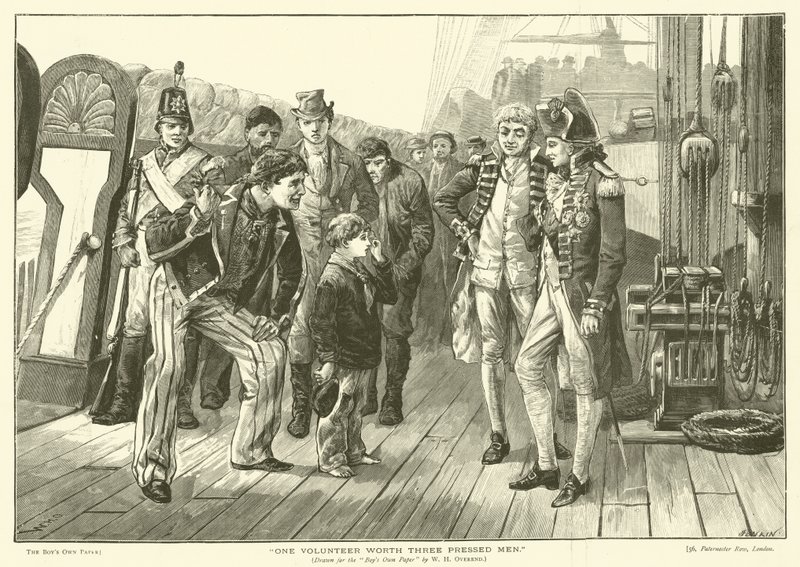 Jeden Wolontariusz wart trzech wyprasowanych mężczyzn (grawerunek) autorstwa William Heysham (after) Overend