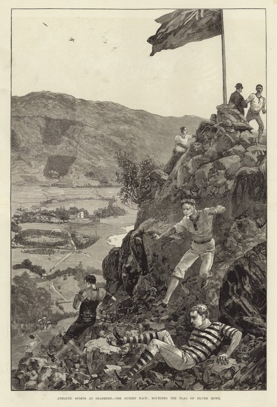 Sporty lekkoatletyczne w Grasmere autorstwa William Heysham Overend