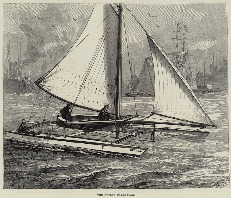 Katamaran Duplex autorstwa William Heysham Overend