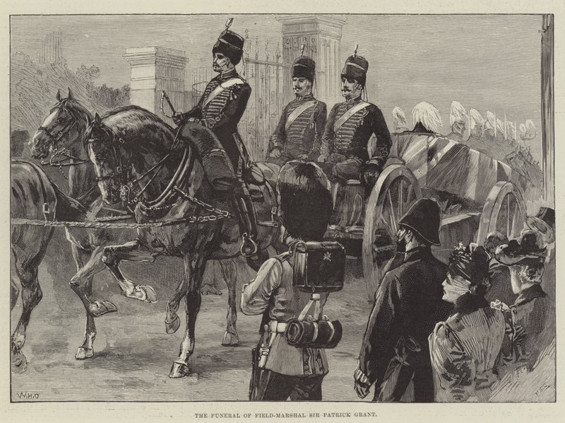 Pogrzeb feldmarszałka Sir Patricka Granta autorstwa William Heysham Overend