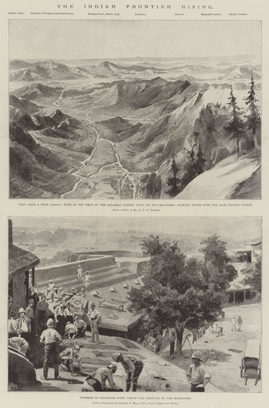 Powstanie indyjskiej granicy autorstwa William Heysham Overend