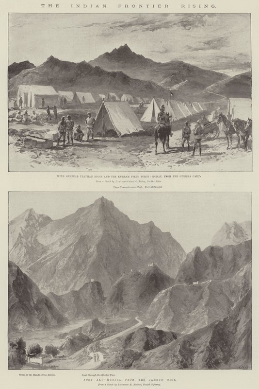 Powstanie indyjskiej granicy autorstwa William Heysham Overend