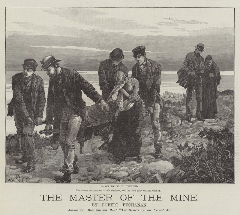 The Master of the Mine, autorstwa Roberta Buchanana autorstwa William Heysham Overend