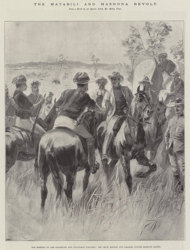 Rewolta Matabili i Mashona autorstwa William Heysham Overend