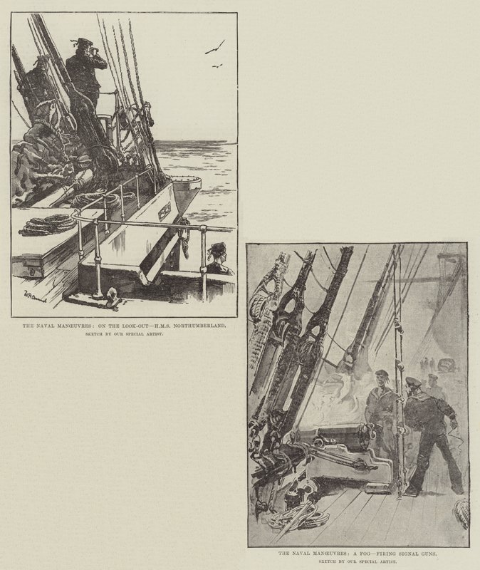 Manewry Marynarki Wojennej autorstwa William Heysham Overend