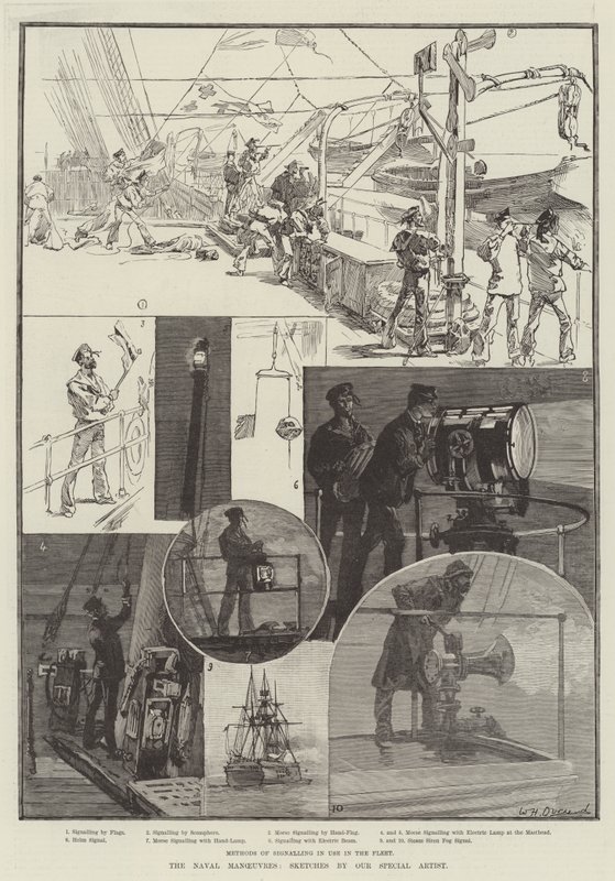 Manewry morskie autorstwa William Heysham Overend