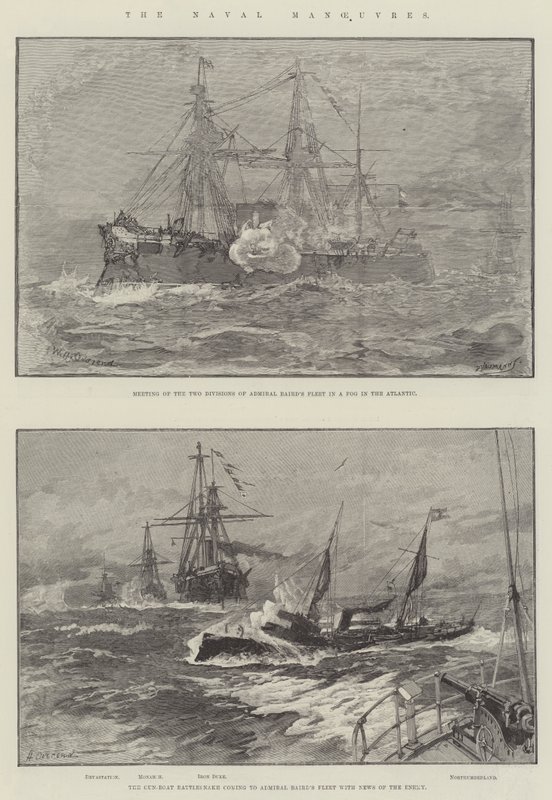 Manewry morskie autorstwa William Heysham Overend