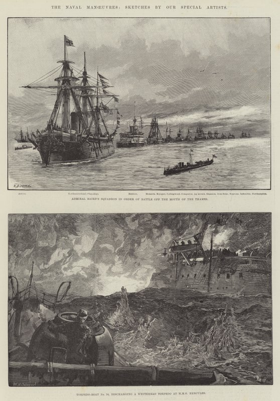 Manewry morskie autorstwa William Heysham Overend