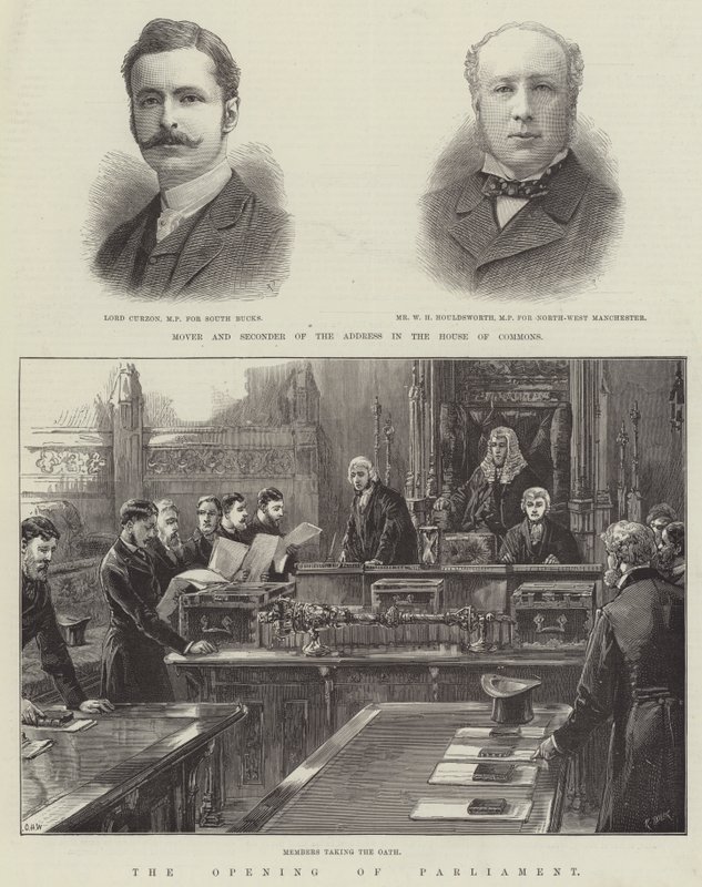 Otwarcie Parlamentu autorstwa William Heysham Overend