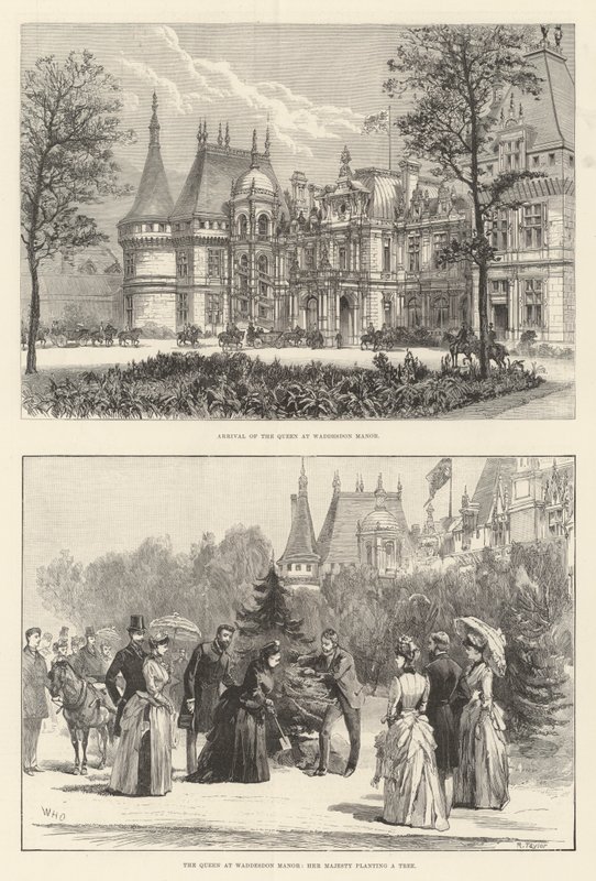 Królowa w Waddesdon Manor autorstwa William Heysham Overend