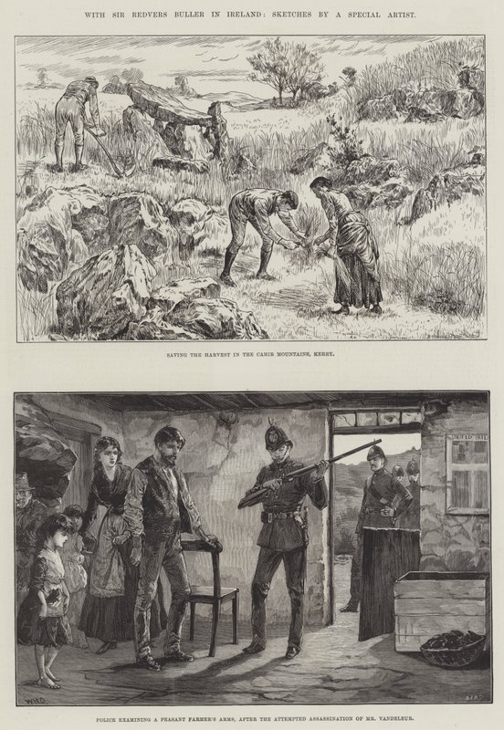 Z Sir Redversem Bullerem w Irlandii autorstwa William Heysham Overend