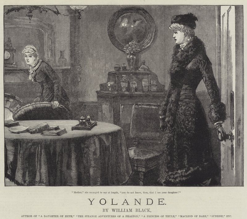 Yolande — William Black autorstwa William Heysham Overend