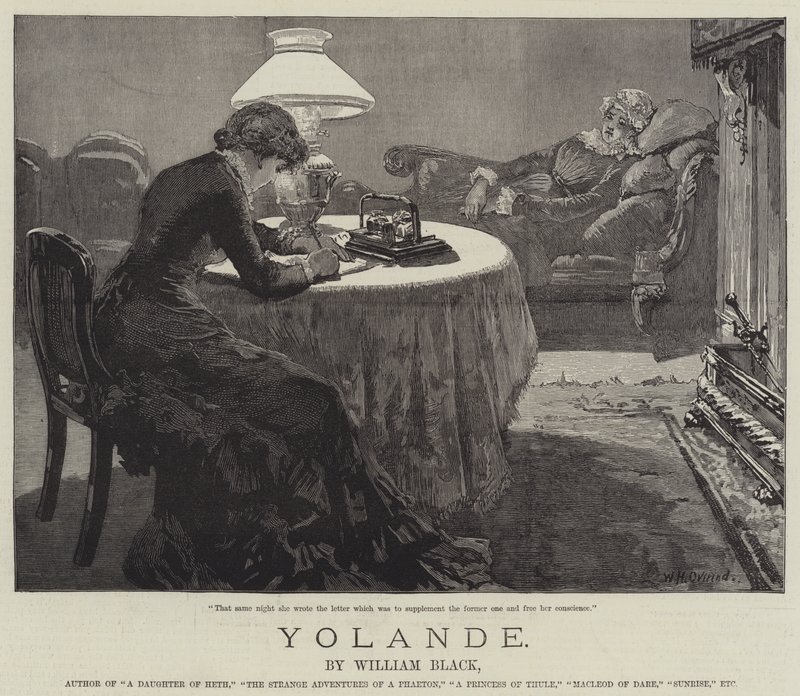 Yolande — William Black autorstwa William Heysham Overend
