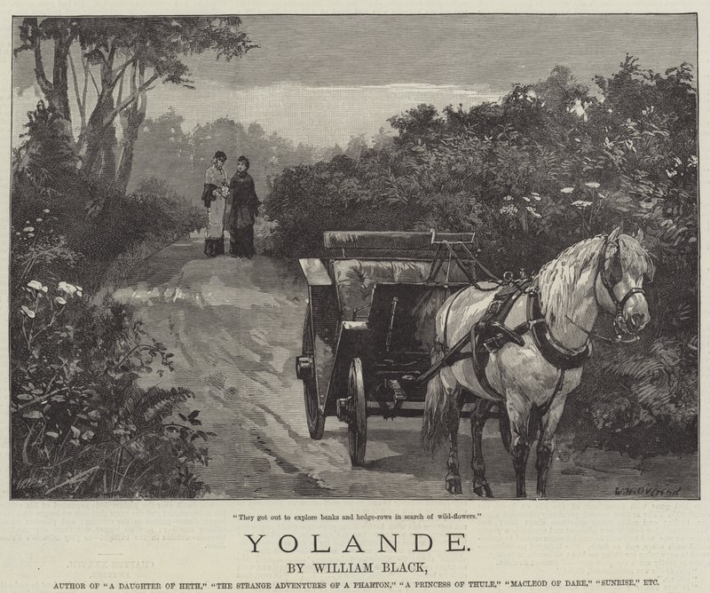 Yolande — William Black autorstwa William Heysham Overend
