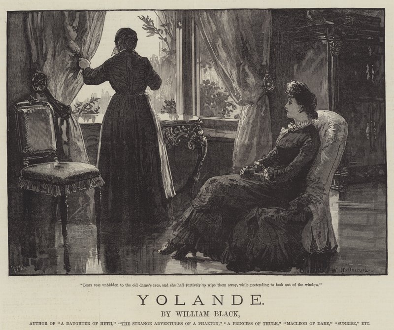 Yolande — William Black autorstwa William Heysham Overend