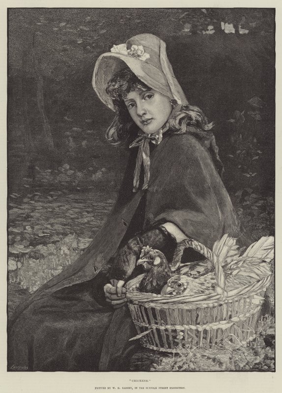 Kurczaki autorstwa William Hippon Gadsby
