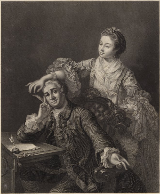 David Garrick i jego żona autorstwa William Hogarth