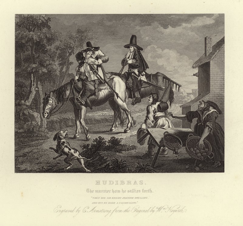 Hudibras Samuela Butlera autorstwa William Hogarth