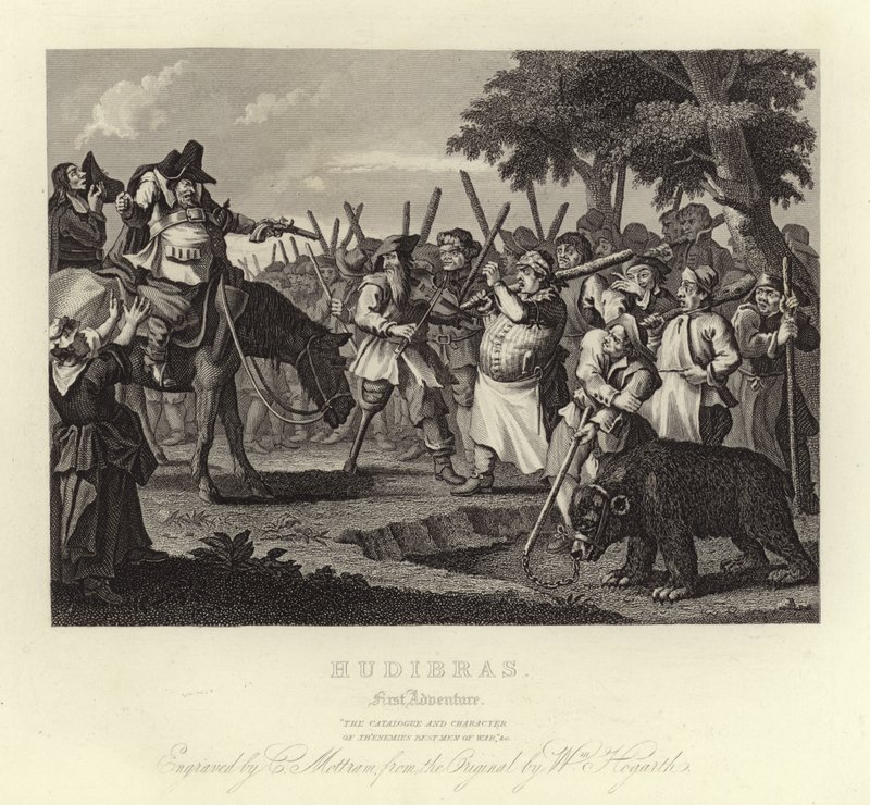 Hudibras Samuel Butler autorstwa William Hogarth