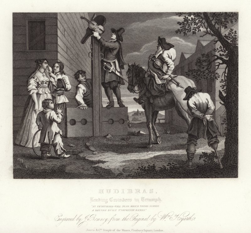 Hudibras Samuel Butler autorstwa William Hogarth