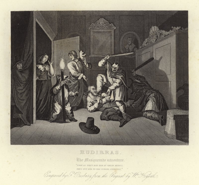 Hudibras Samuel Butler autorstwa William Hogarth