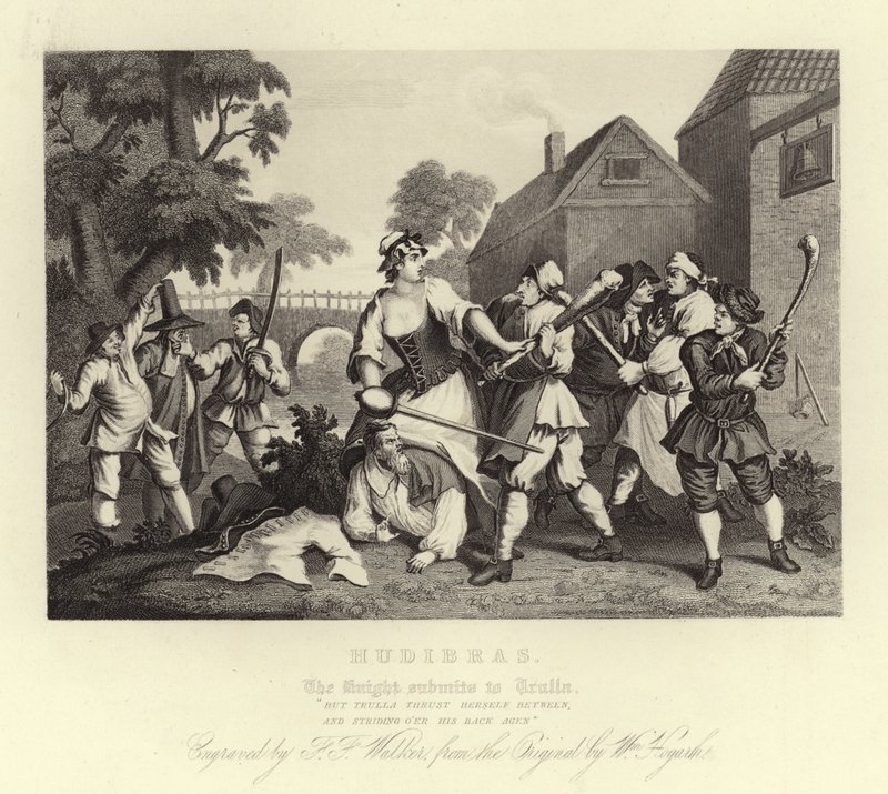 Hudibras Samuel Butler autorstwa William Hogarth
