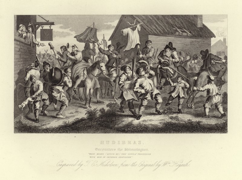 Hudibras Samuela Butlera autorstwa William Hogarth