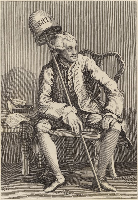 John Wilkes autorstwa William Hogarth