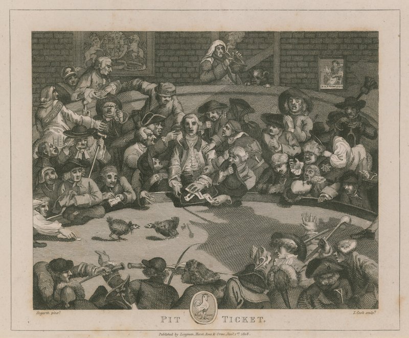 Bilet do pitu autorstwa William Hogarth